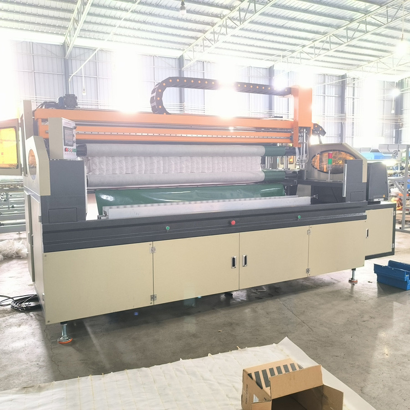 Wysokowydajna maszyna do montażu sprężyn kieszeniowych o mocy 6,5 kW 5-6 strun / min. Wyjście