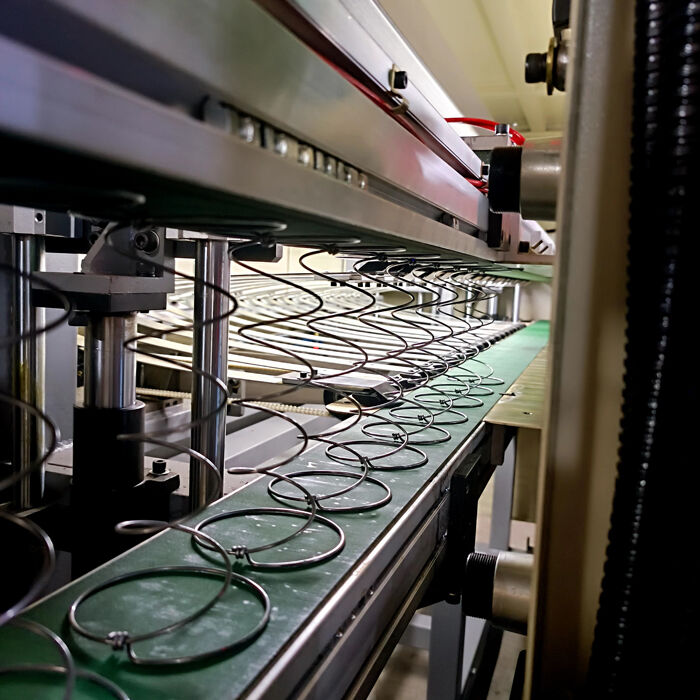 1.3-1.6mm Wire Diameter Mattress Line z sprężyny Bonnell i 4-7 skrętów